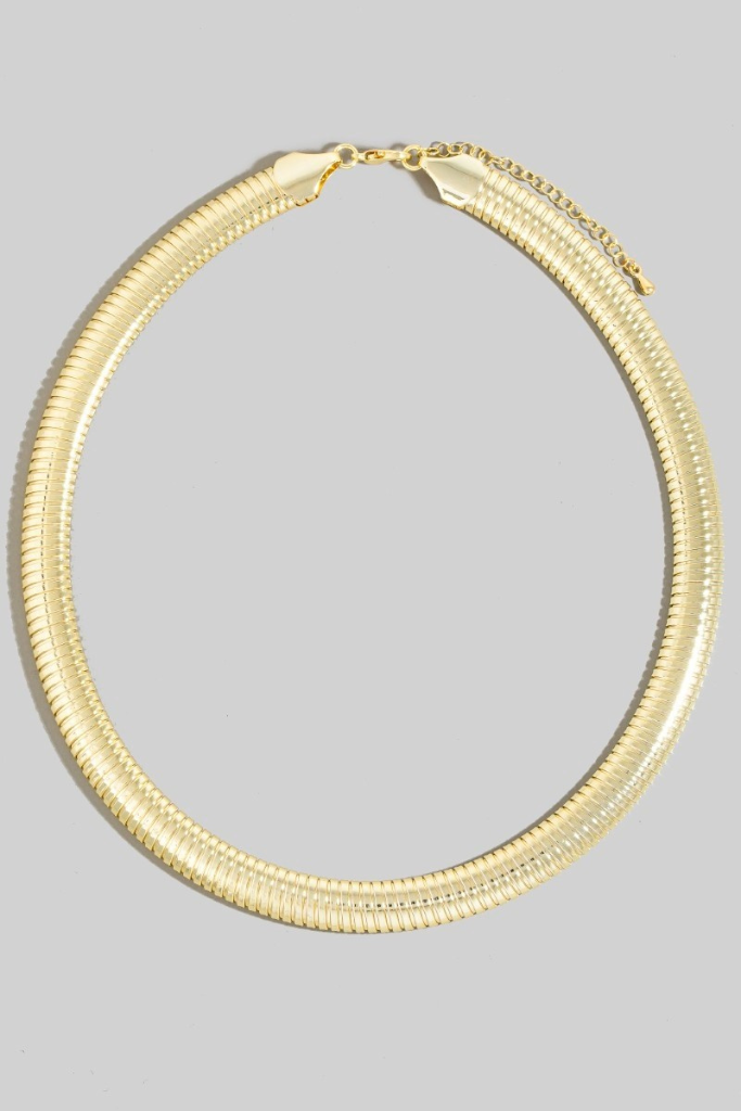 Tori Snake Chain Necklace - Gold