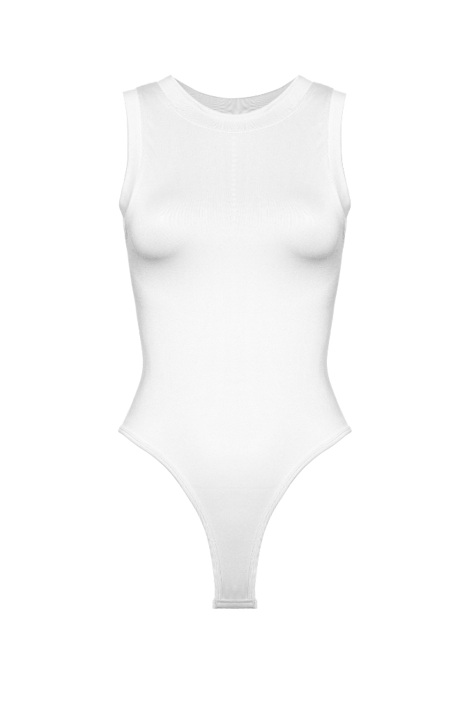 Flirt With Luck Bodysuit - White