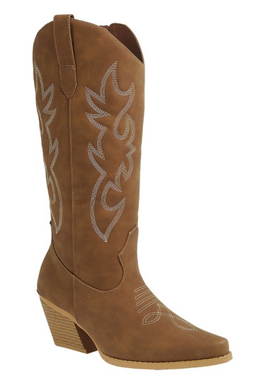 Shot Down Cowgirl Boot - Tan