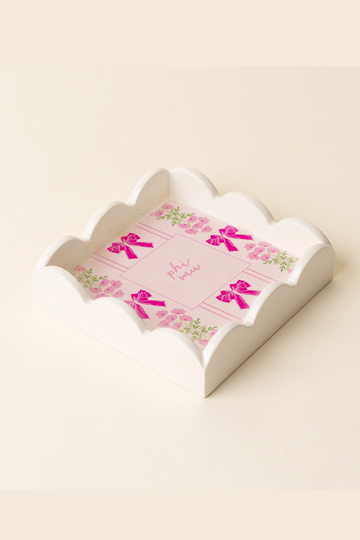 Scallop Trinket Tray - Phi Mu