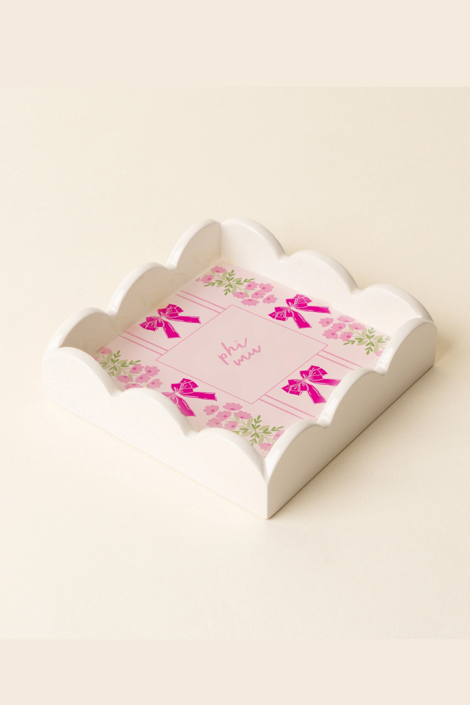 Scallop Trinket Tray - Phi Mu