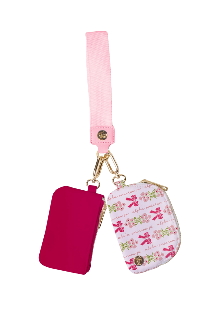 Dynamic Duo Wristlet - Alpha Omicron Pi