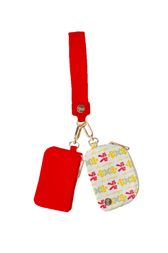 Dynamic Duo Wristlet - Chi Omega
