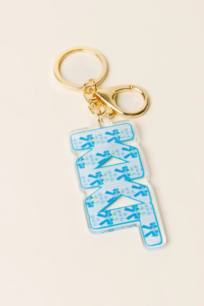 So Fancy Acrylic Letter Keychain - KKG