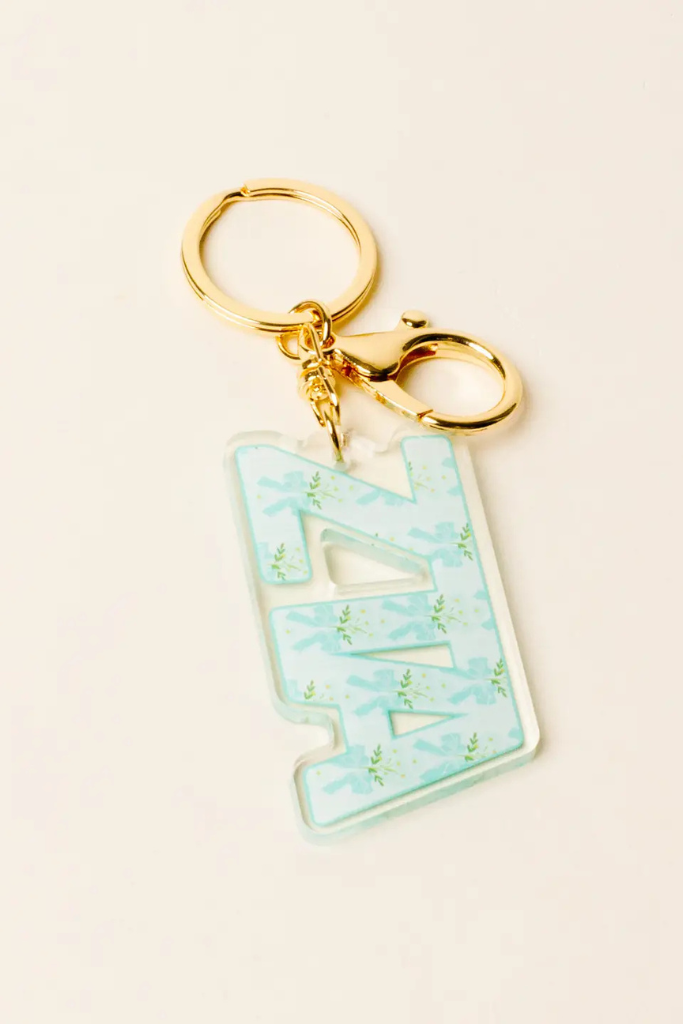 So Fancy Acrylic Letter Keychain - ZTA