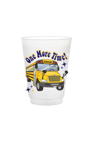 One More Time Plastic Cup Sleeve