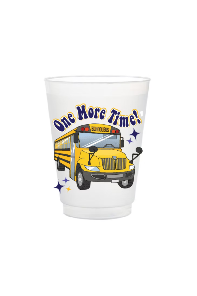 One More Time Plastic Cup Sleeve