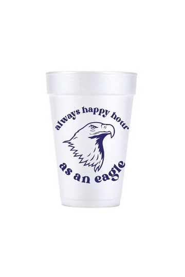 Happy Hour Eagles Styrofoam Cup Sleeve