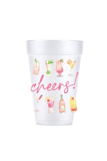 Cheers!! Styrofoam Cup Sleeve