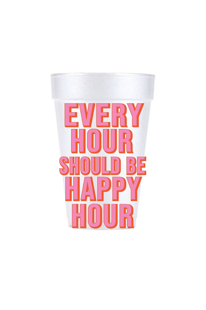 Happy Hour Styrofoam Cup Sleeve