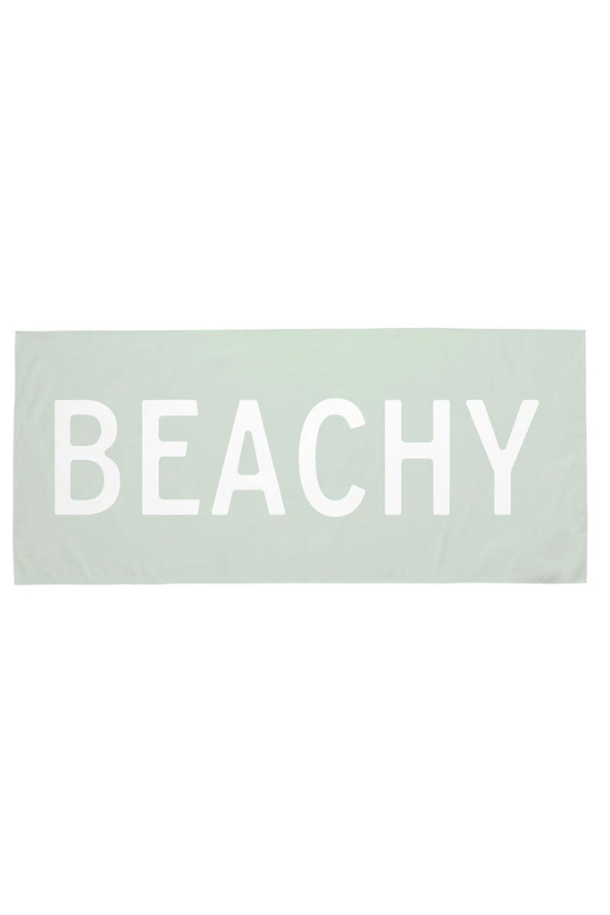 Beachy Beach Towel - Mint