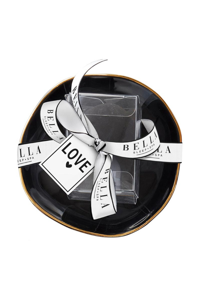 Ceramic Tray With Sponge - Black