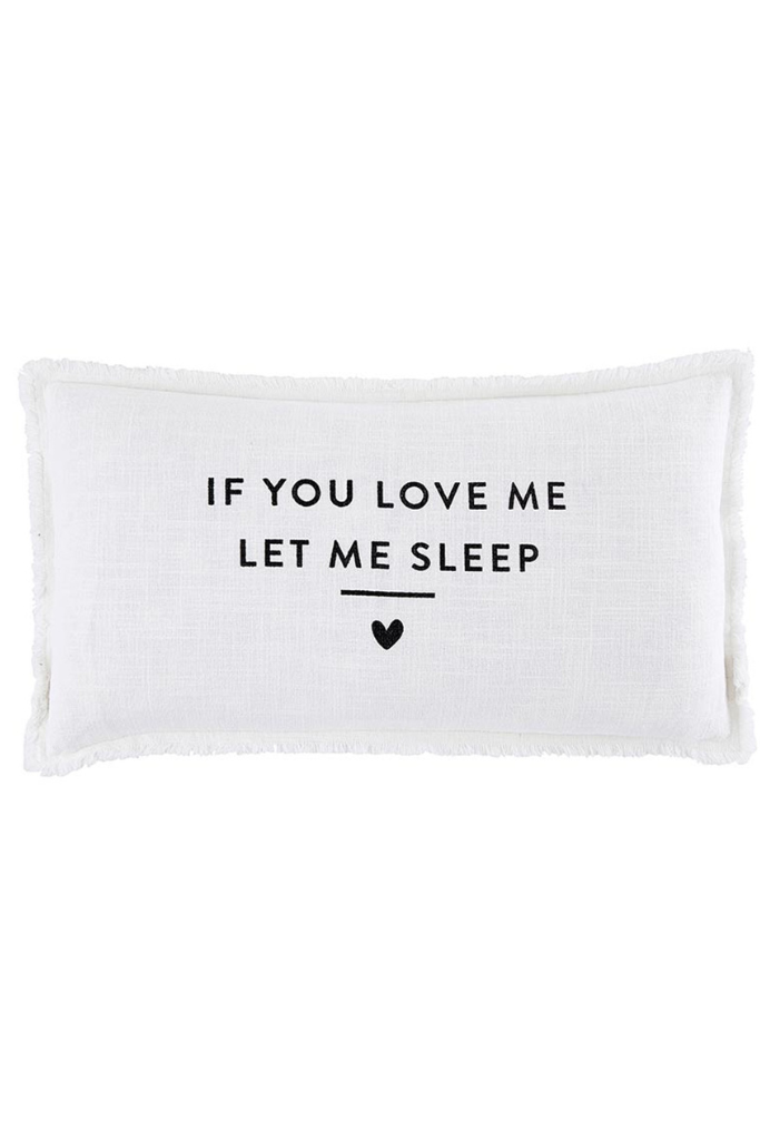 Lumbar Pillowcase - Let Me Sleep