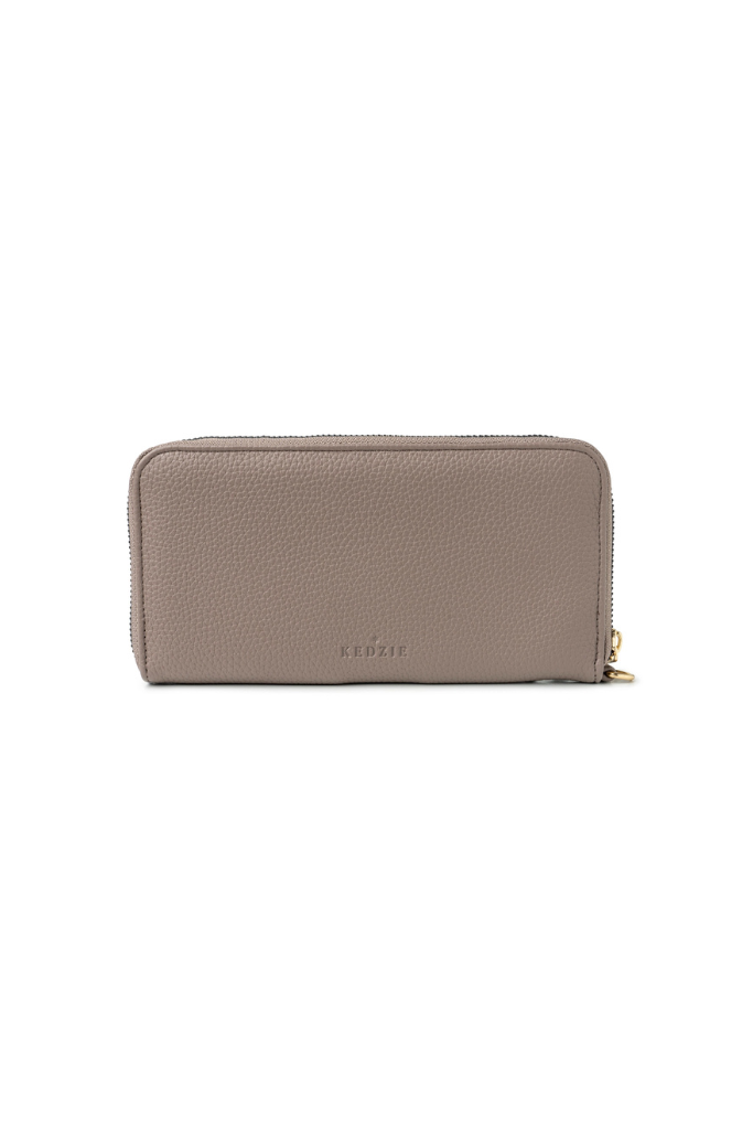 Kedzie Eclipse Clutch Wallet - Taupe