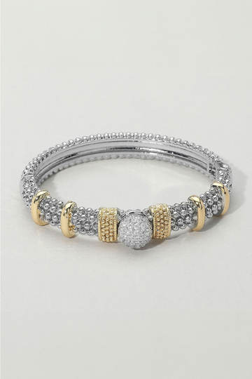 Easy Style Bangle Bracelet - Silver