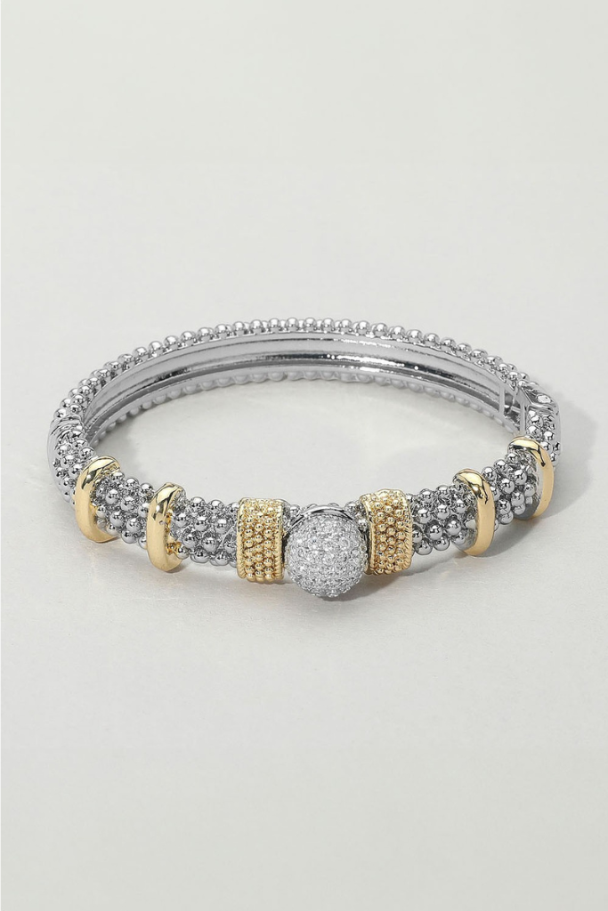 Easy Style Bangle Bracelet - Silver