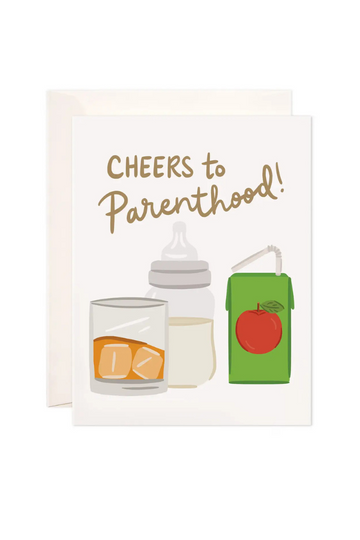 Cheers to Parenthood Greeting Card