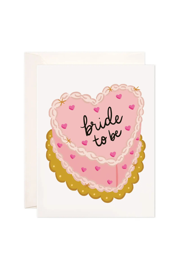 Bride Cake Greeting Card