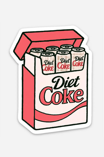 Diet Coke Pack Sticker