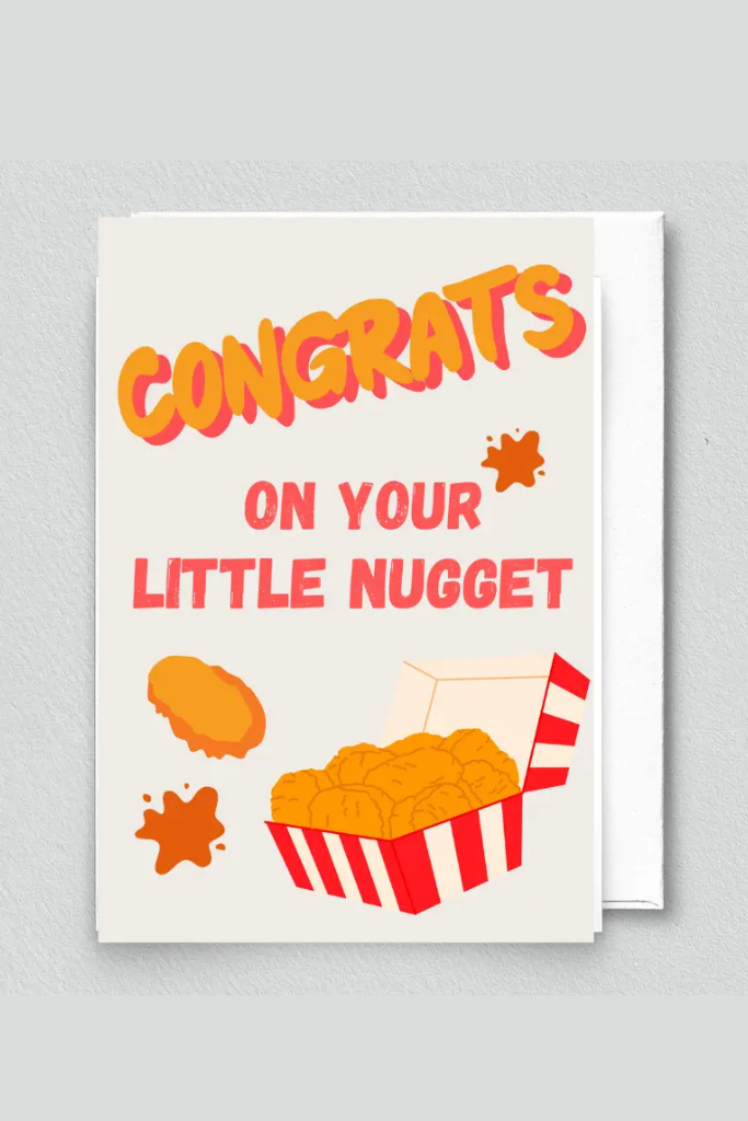 Congrats On Little Nugget Card