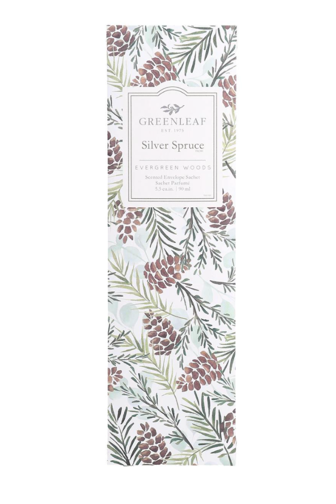 Greenleaf Scented Slim Sachet - Silver Spruce