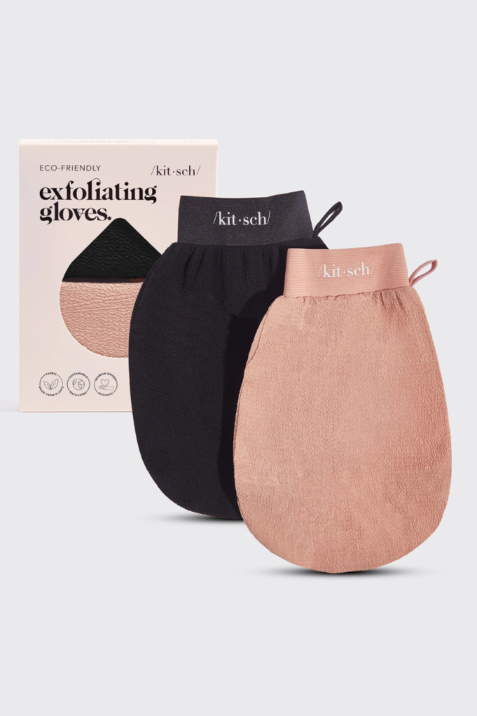 Kitsch Exfoliating Gloves - 2pc set