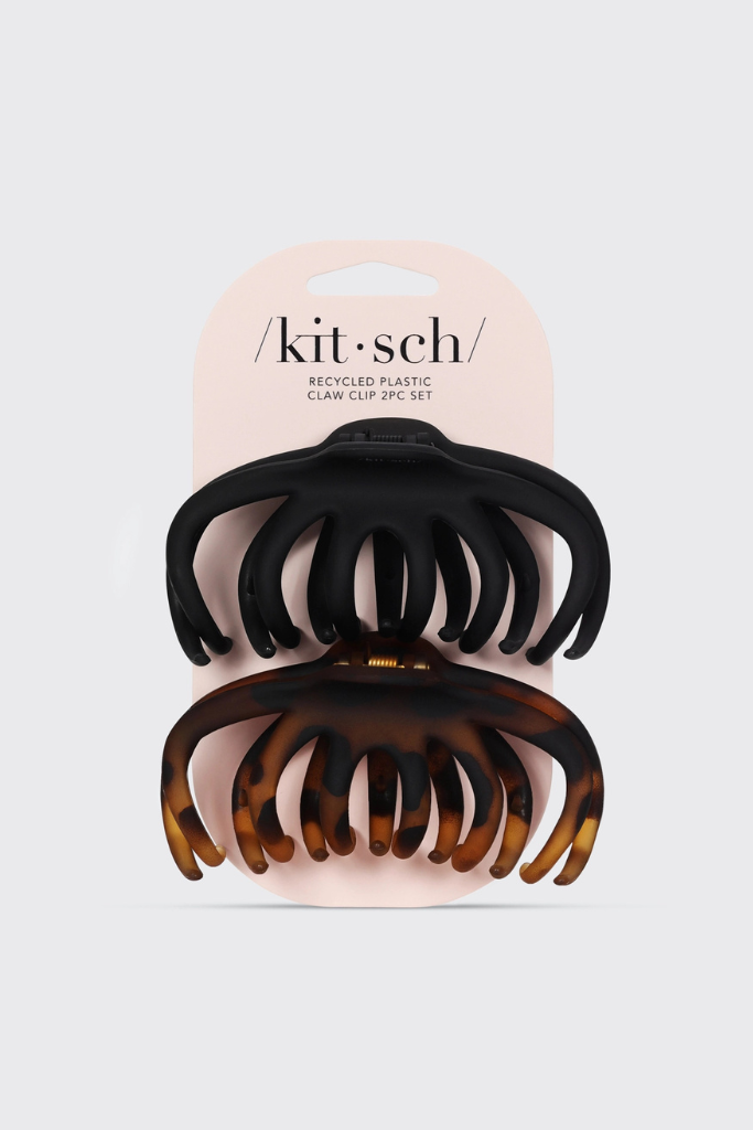 Kitsch Octopus Claw Clip - Black & Tort