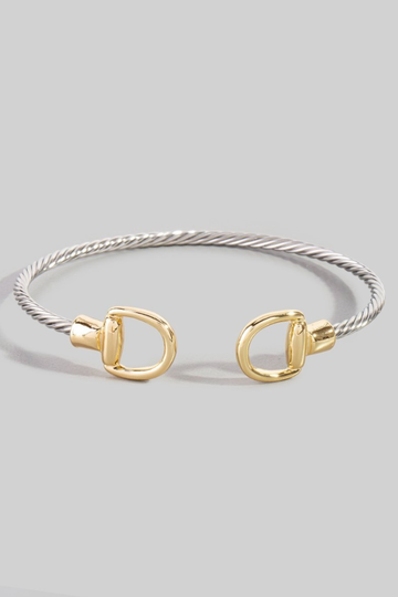 Esme D-Link Rope Bracelet - Silver/Gold