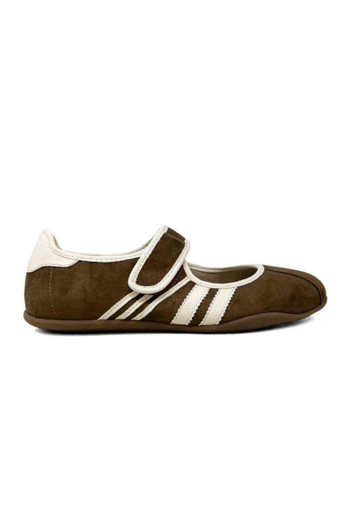 Peyton Flat Sneaker - Brown