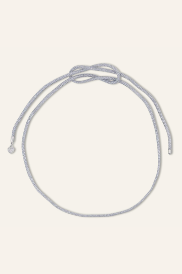 HART The Lurex Cord Necklace - Silver