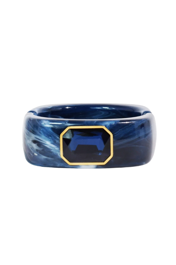 The Gemma Cuff Bracelet - Navy