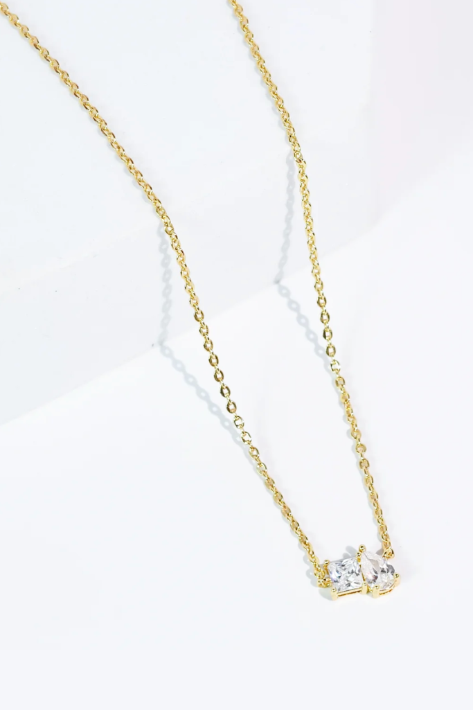 Double Luxe Necklace - Gold