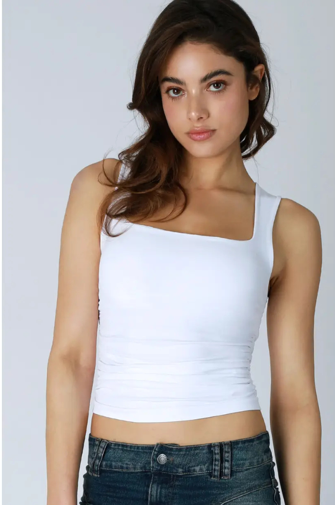 Call Back Clean Square Neck Tank -
