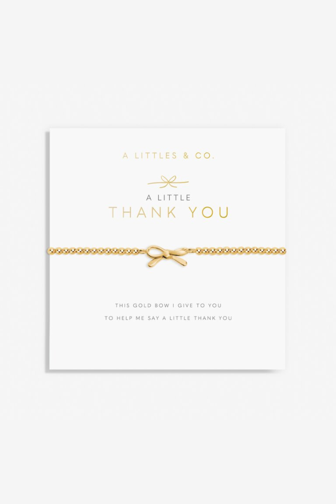 A Little &#039;Thank You&#039; Bracelet- Gold
