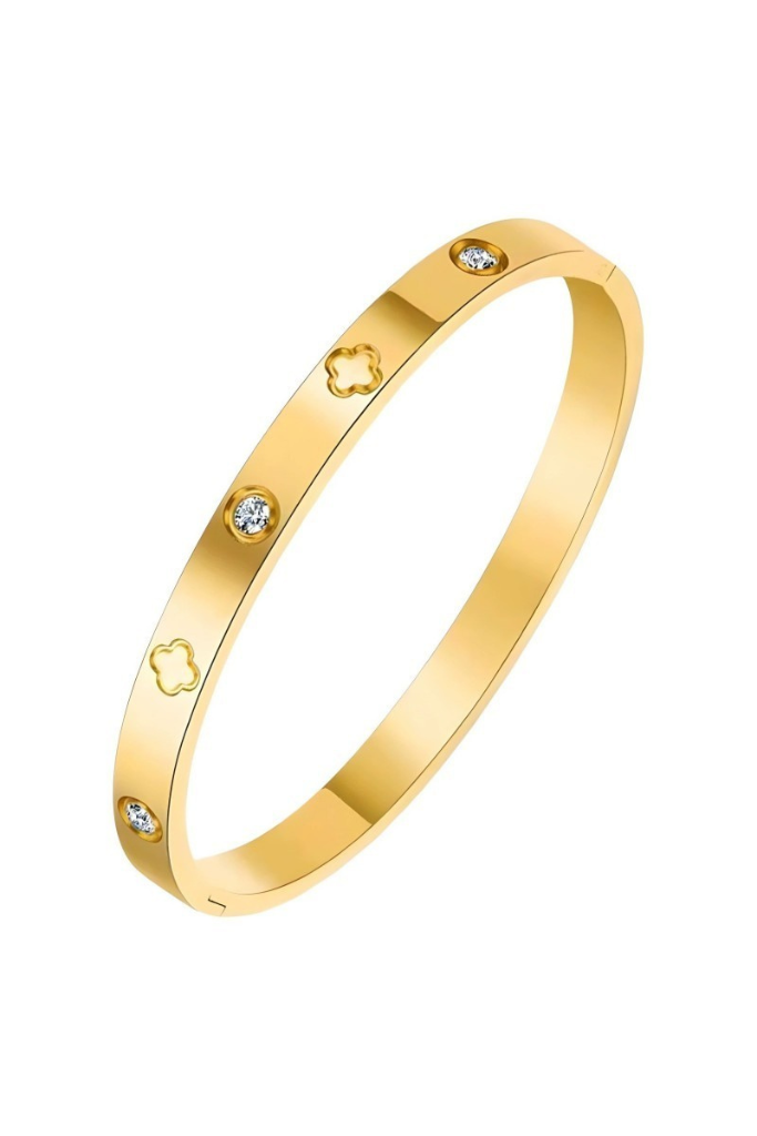 Put it On Ice Bangle - Gold