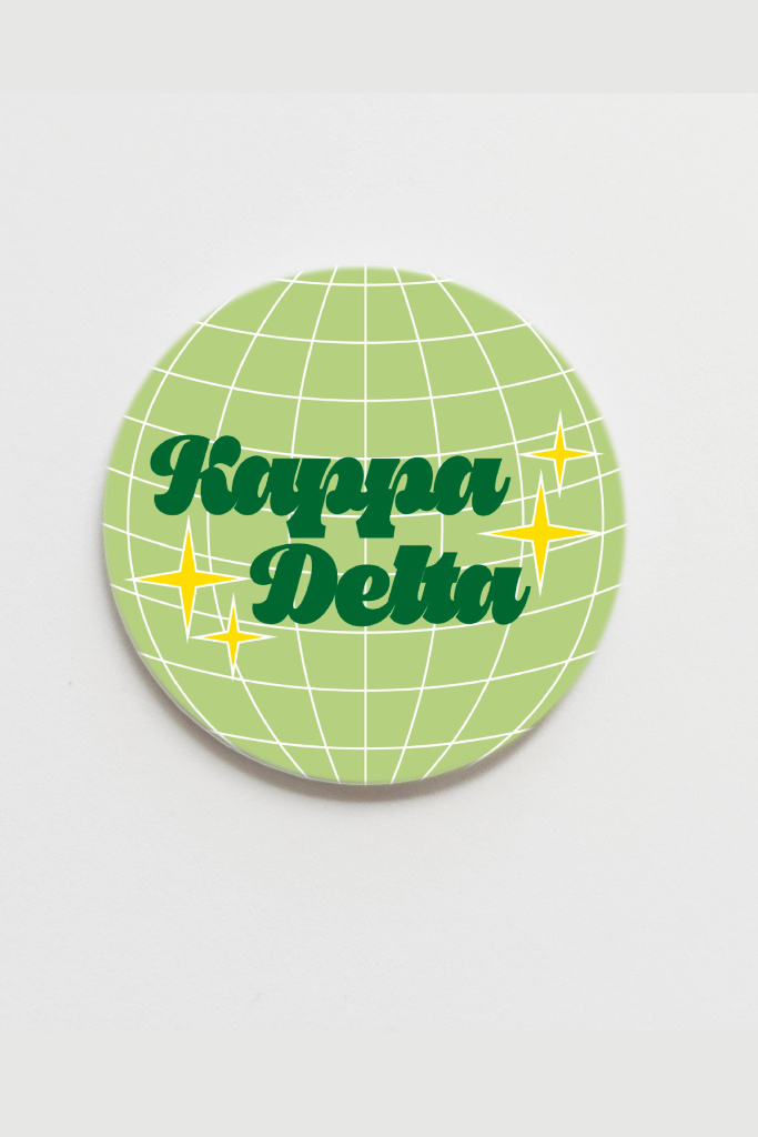 Kappa Delta Greek Disco Button- 3.00 inch