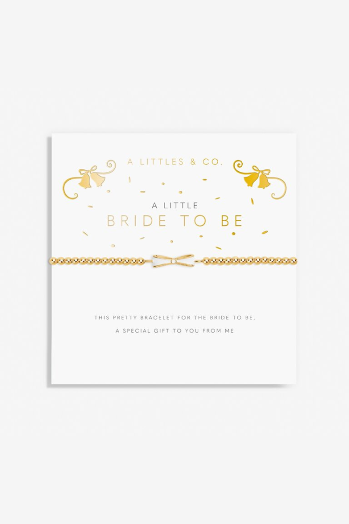 A Little &#039;Bride To Be&#039; Bracelet- Gold