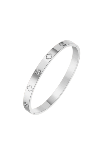 Put it On Ice Bangle - Silver