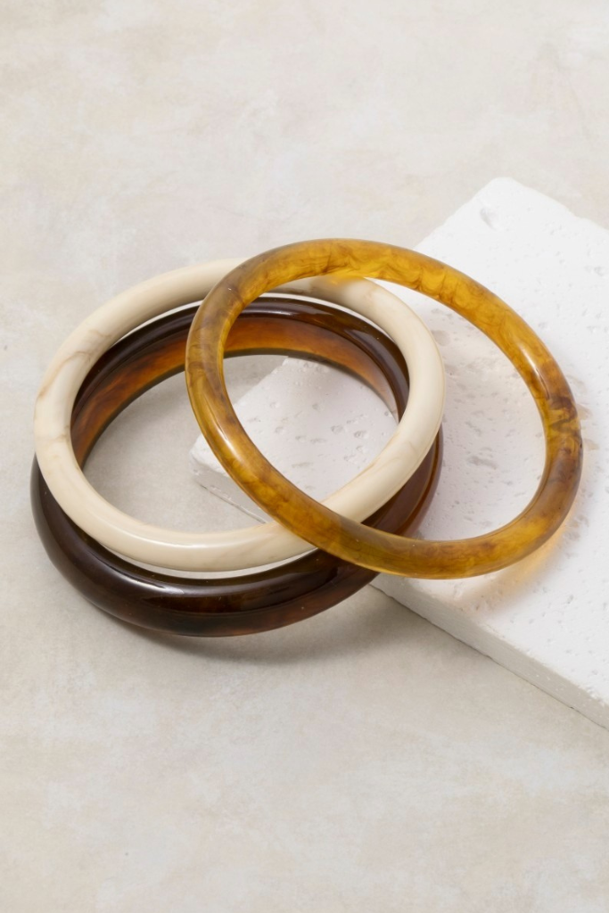 Judith Resin Bangle - 3 tone