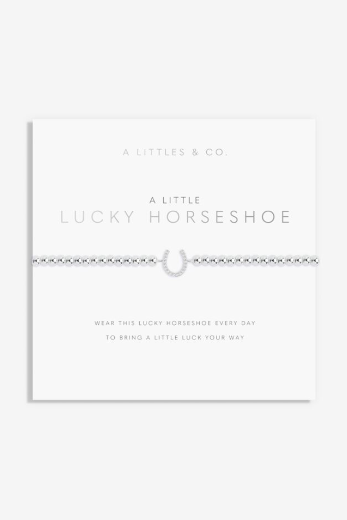 A Little"Lucky Horseshoe" Bracelet - Silver