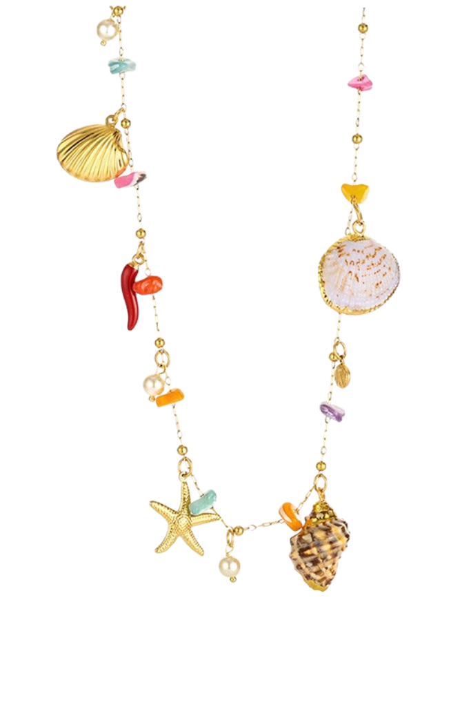 Stassy Beaded Waist Chain - Gold