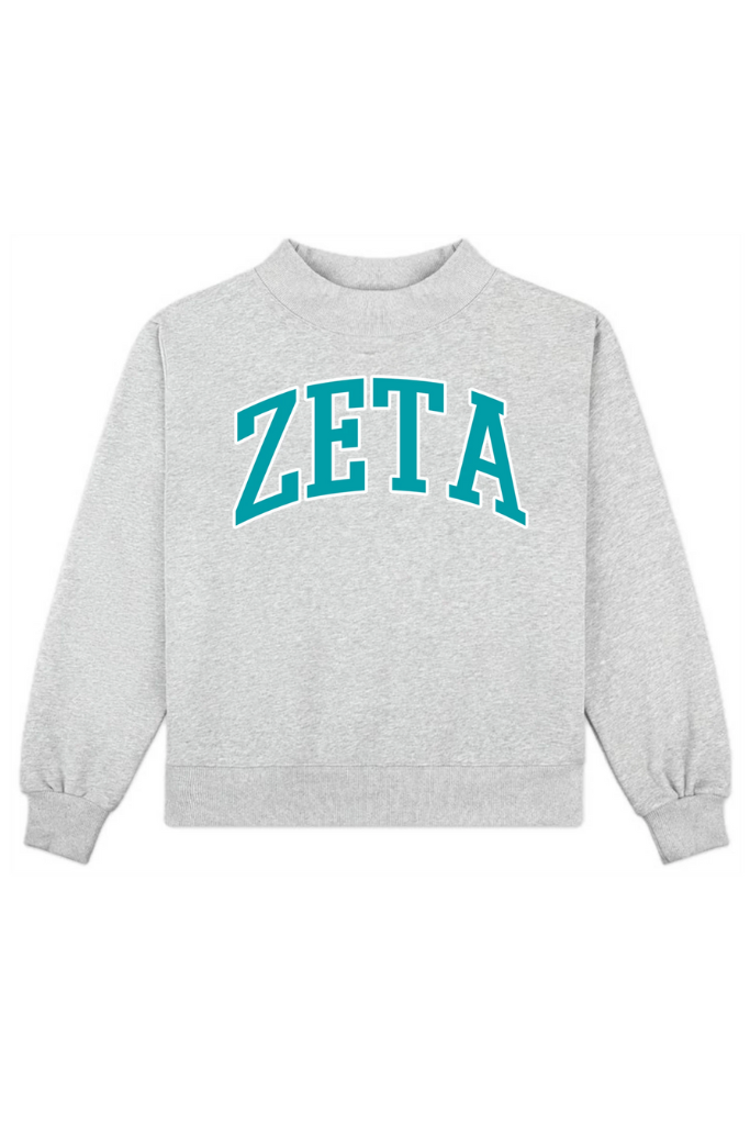 Campus Mock Neck Crew - ZETA