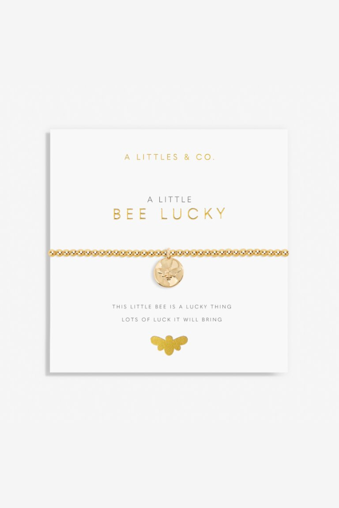 A Little &#039;Bee Lucky&#039; Bracelet- Gold
