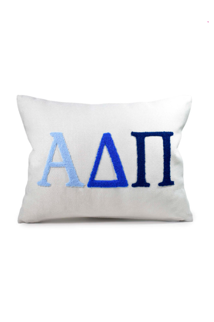 Sorority Embroidered Pillow - ADPi
