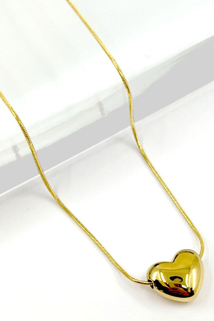 Heart of Mine Pendant Necklace - Gold