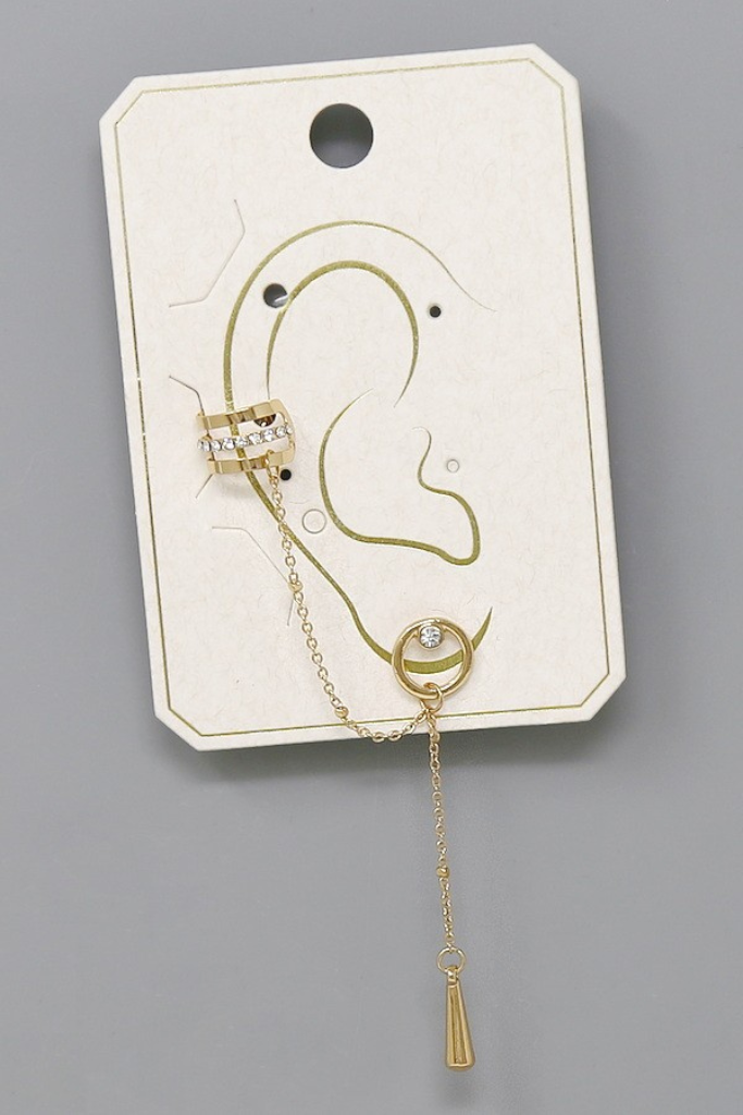 How Cute Ear Cuff Earrings - Gold