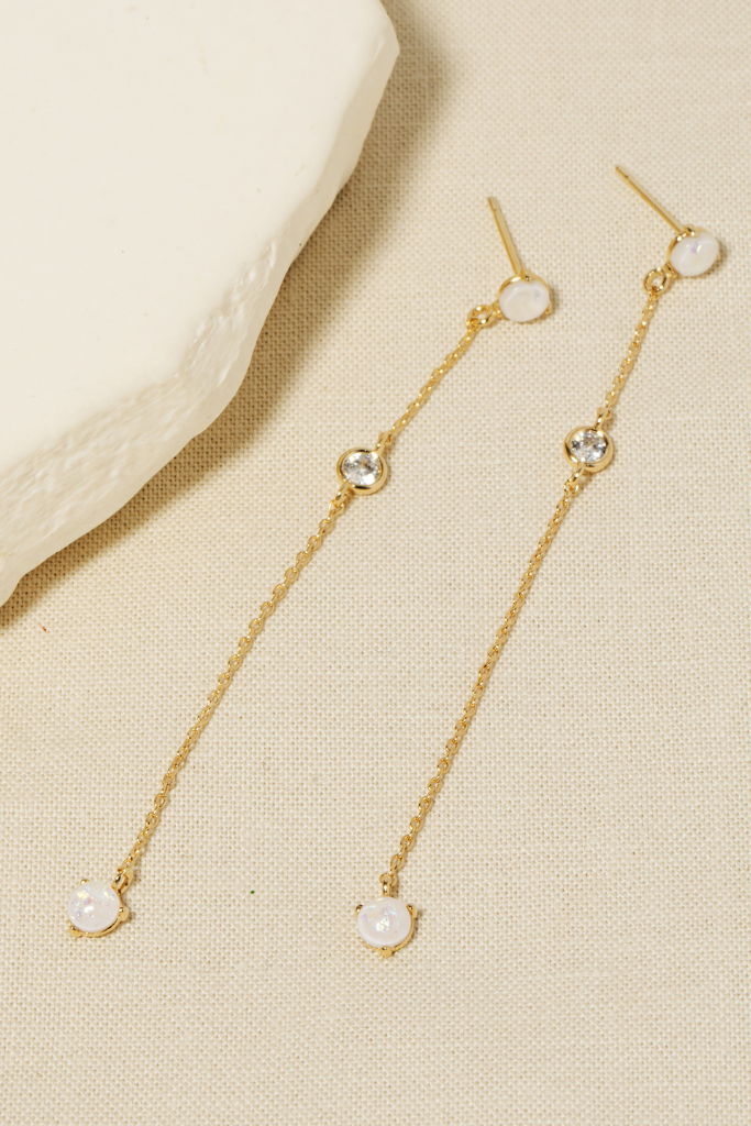 Elora Dangle Earrings - Gold