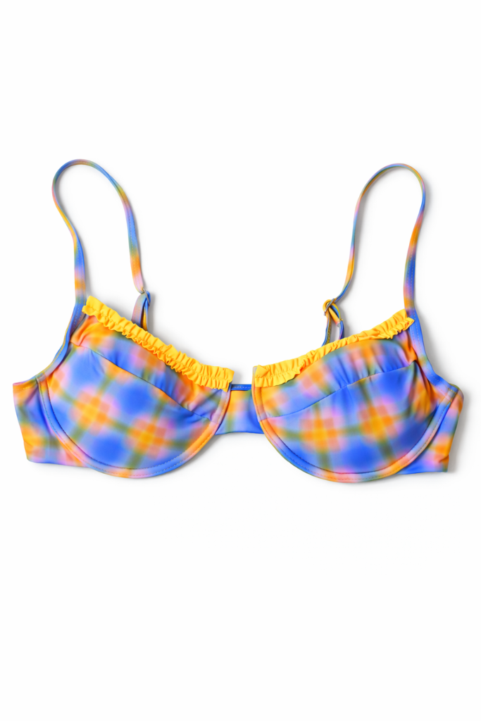 Wave Babe Bikini - Blue/Yellow