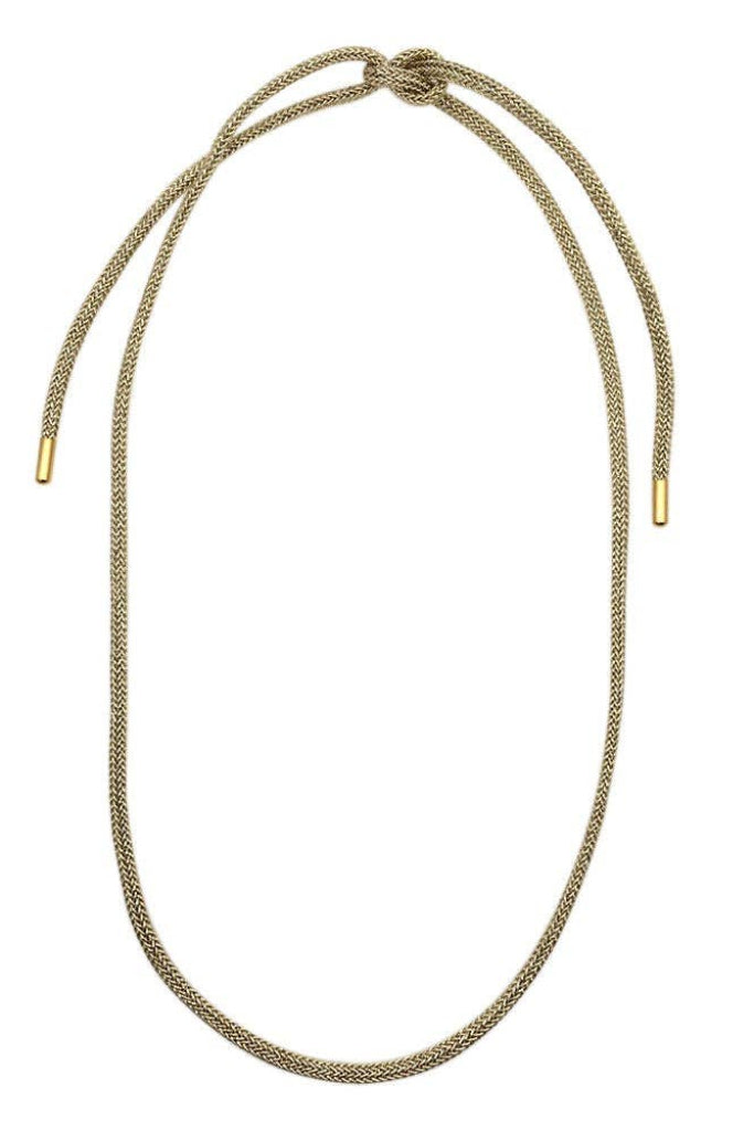 HART The Lurex Cord Necklace - Gold