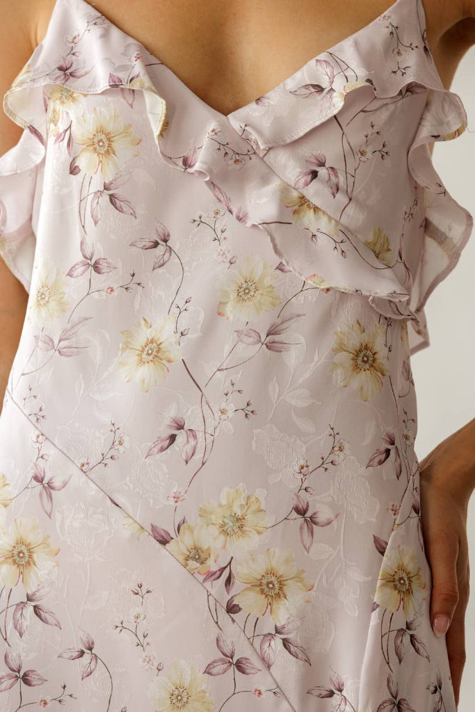 Dorsey Midi Dress- Lilac